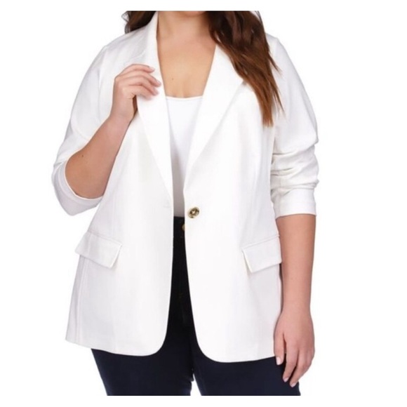 Michael Kors Classic White Blazer - Picture 1 of 4